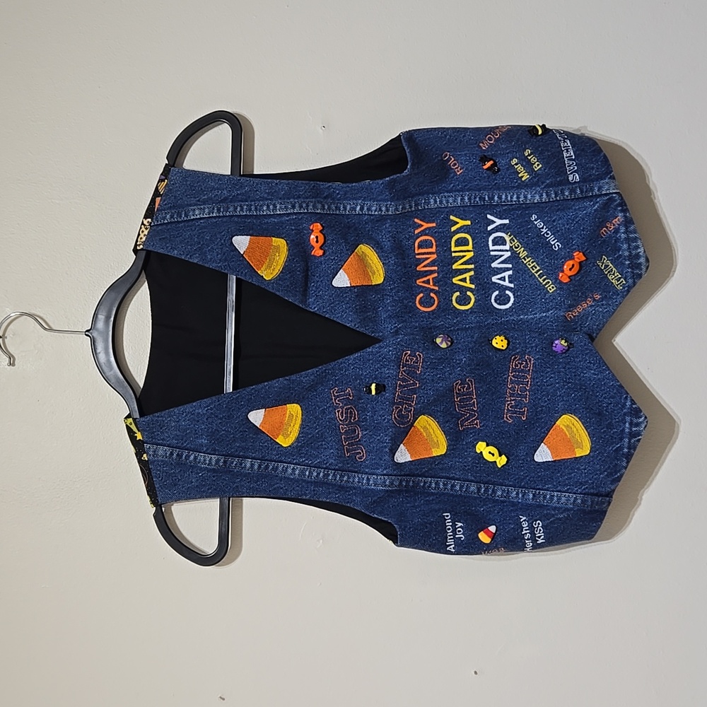 Halloween Women's Denim Candy Vest
